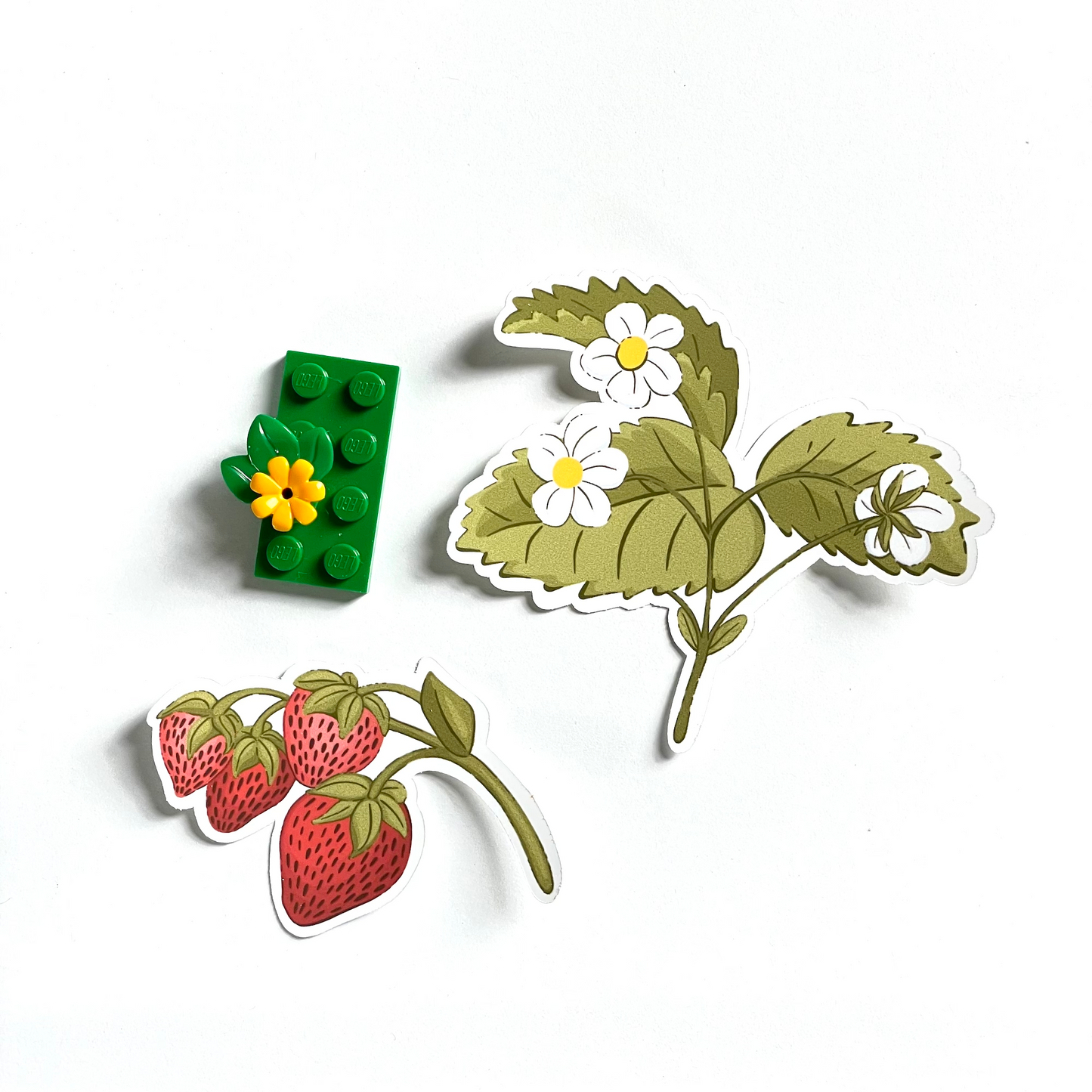 Strawberry Bloom (Sticker Set)
