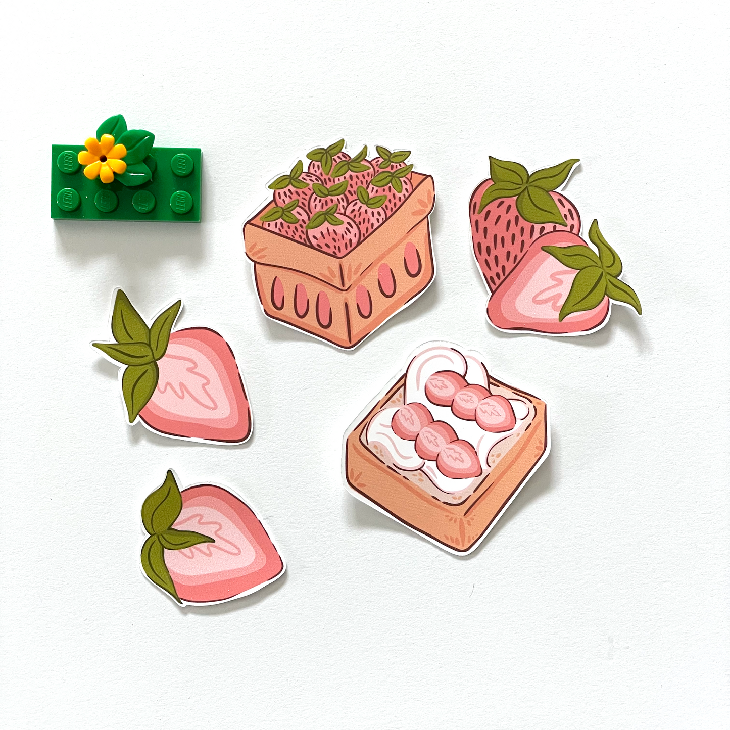 Strawberry Toast (Sticker Set)